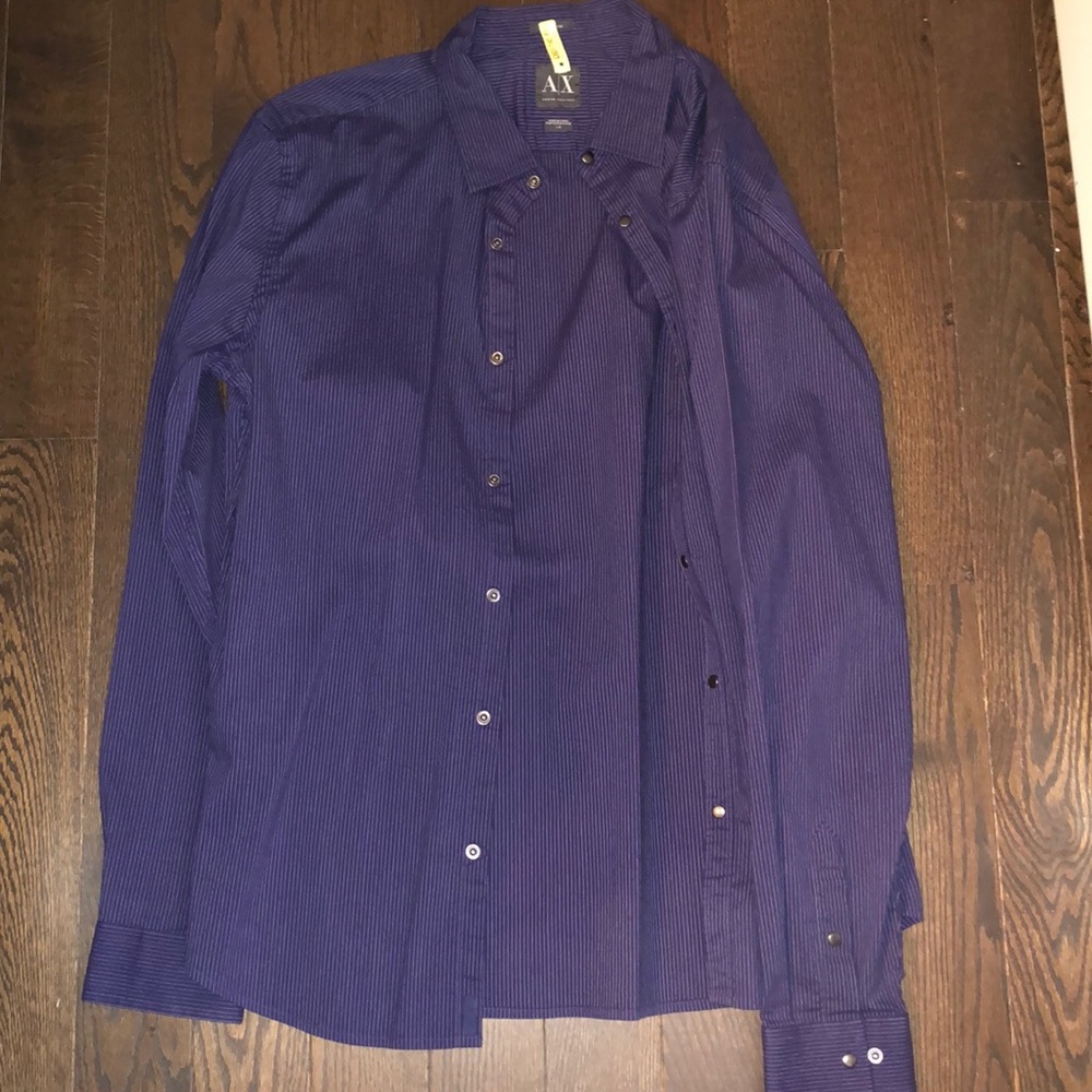 Armani exchange large casual dress shirt